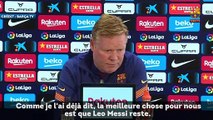 Barça : Koeman veut garder Lionel Messi