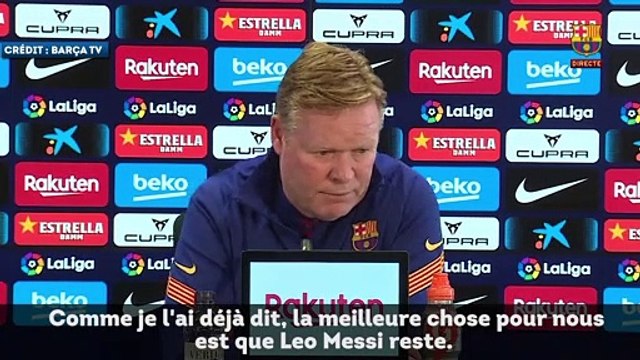 Barça : Koeman veut garder Lionel Messi