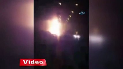 Yakıt tankeri böyle patladı!