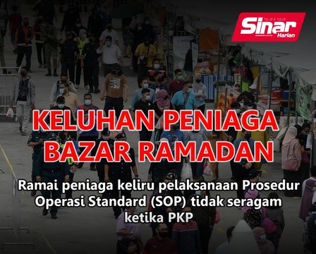 Keliru peniaga Bazar Ramadan