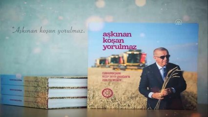 İletişim Başkanlığından Cumhurbaşkanı Erdoğan'ın 2020 mesaisini anlatan "Aşkınan Koşan Yorulmaz" kitabı
