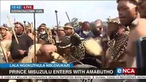 Prince Misuzulu enters Royal House with Amabutho