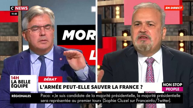 L’armée peut-elle sauver la France ? : Revoir le débat très virulent ce matin à 10h35 dans Morandini Live sur CNews - VIDEO