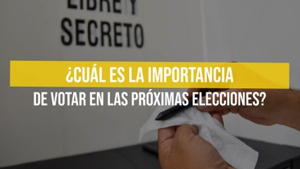 ¿Cuál es la importancia de votar en las próximas elecciones?