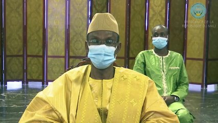 Intervention du Président Bah N’DAW lors de l'audience accordée à la délégation #Mali