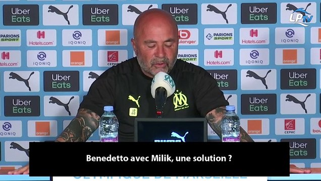 OM : Sampaoli explique ce qu'il faut pour jouer à deux devant dans son système