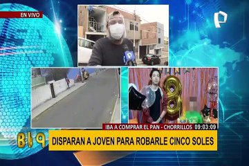 下载视频: Joven baleado en Chorrillos por robarle 5 soles está en UCI