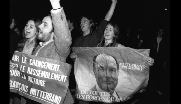 La victoire de François Mitterrand en 1981, fêtée à Rennes
