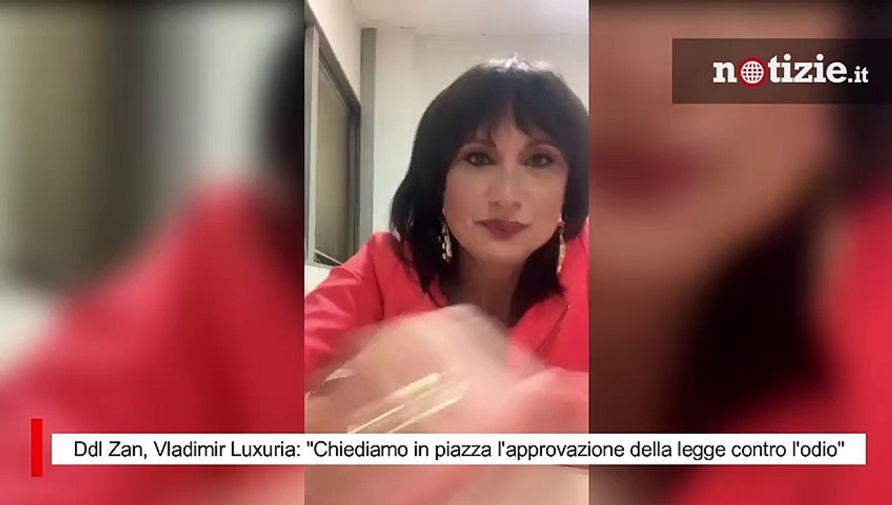 Ddl Zan, Vladimir Luxuria: "Chiediamo in piazza l'approvazione della legge contro l'odio"