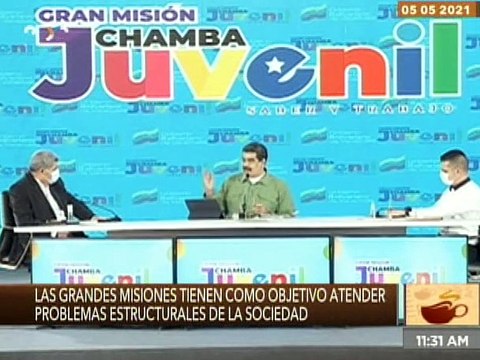 Café en la Mañana 07MAY2021 | Relanzamiento de la Gran Misión Chamba Juvenil