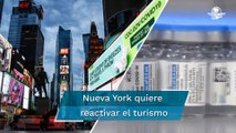Alistan plan de vacunación contra Covid-19 para turistas en Nueva York