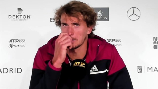 ATP - Madrid 2021 - Alexander Zverev : Why not show your emotions? We are not Robots