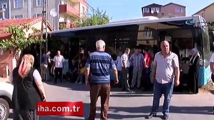 Feci kaza! Otobüs eve girdi