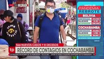 Cochabamba registra la segunda cifra más alta de contagios de lo que va de la pandemia