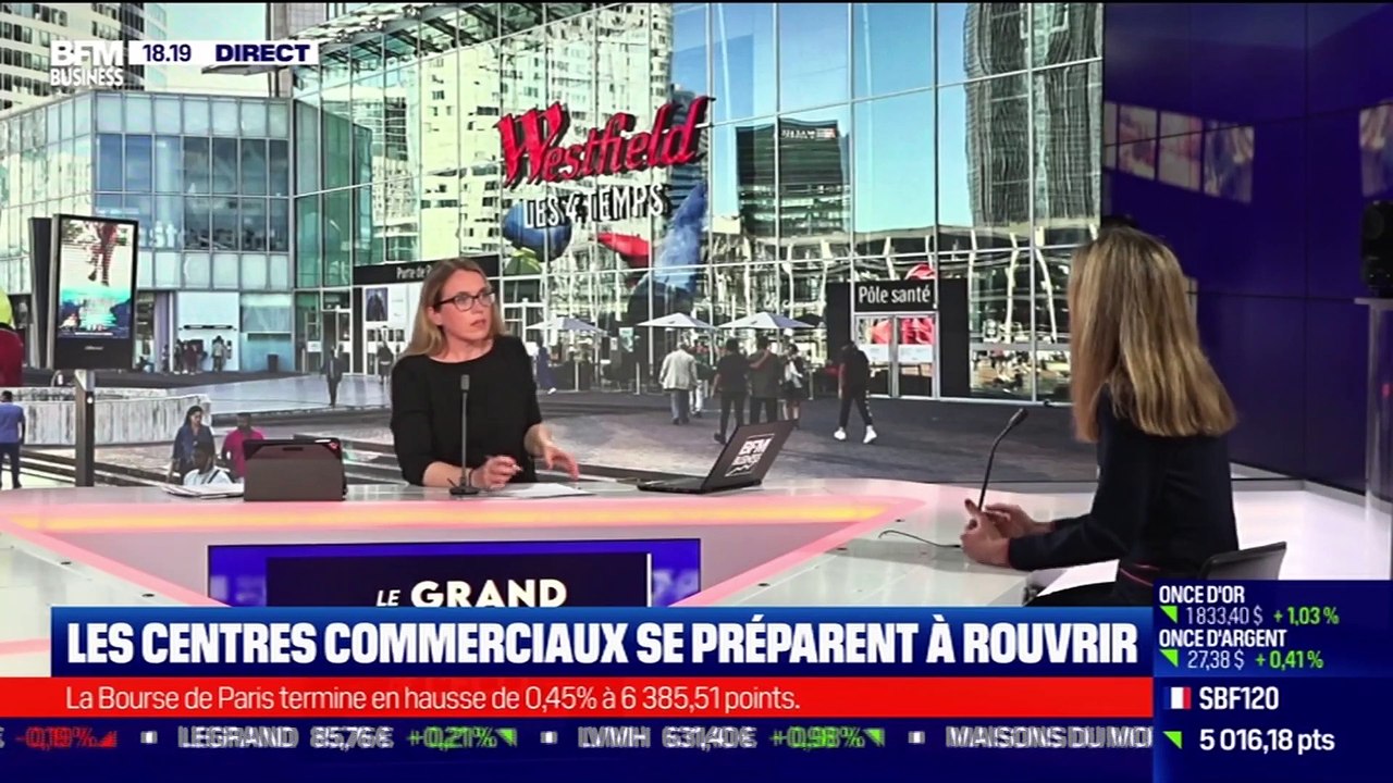 Anne-Sophie Sancerre (Unibail-Rodamco-Westfield) : Les centres commerciaux se préparent à rouvrir - 07/05