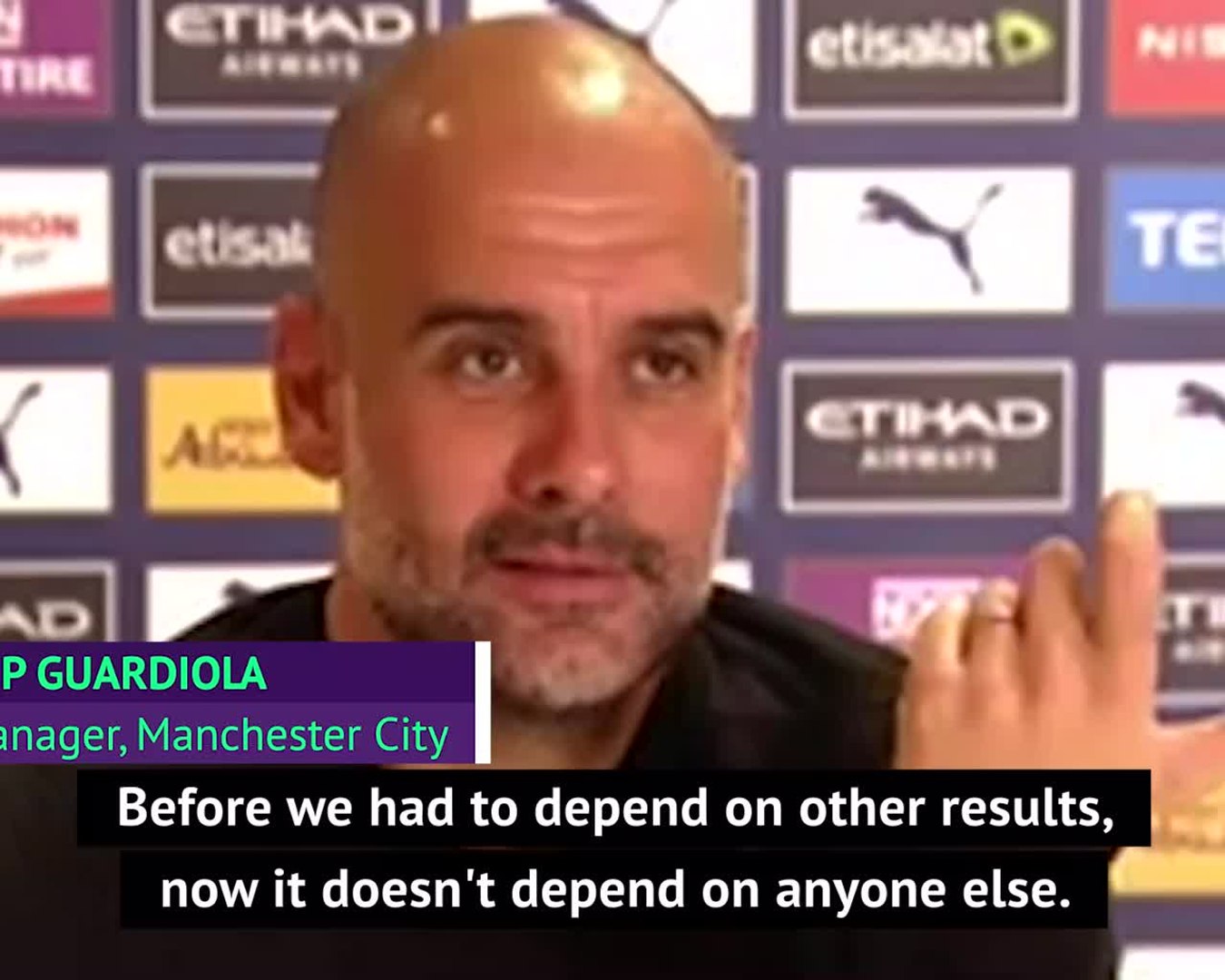 ⁣Guardiola focusing on Premier League title instead of Champions League glory