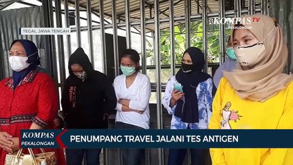 Penumpang Travel Jalani Tes Antigen