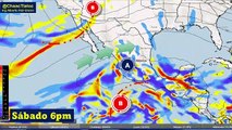 Clima de hoy viernes: Sistema de tormentas eléctricas con granizo estará generándose en el norte de México