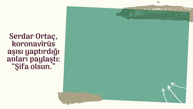 Serdar Ortaç koronavirüs aşısı oldu! O anları sosyal medyada paylaştı takipçilerini uyardı