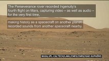 El Perseverance capta el sonido del vuelo del helicóptero Ingenuity en Marte