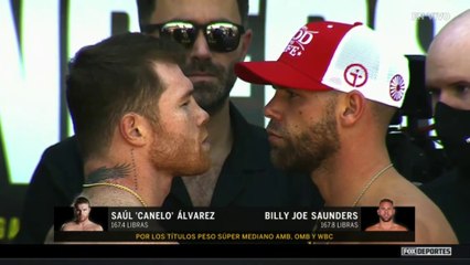 'Canelo' y Billy Joe Saunders dieron con el peso: #CaneloEnFD