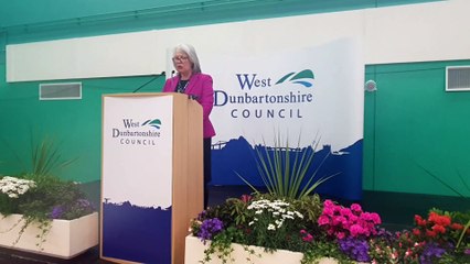 Scottish Labour's Jackie Baillie  retains her Dumbarton seat