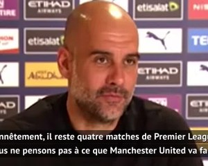 35e j. - Guardiola : "Si nous gagnons, c'est fini"