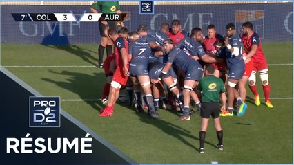 PRO D2 - Résumé Colomiers Rugby-Stade Aurillacois:  16-17 - J29 - Saison 2020/2021