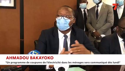 Ahmadou Bakayoko (DG CIE) : "un programme de coupures d'électricité sera communiqué dès le 10 Mai"