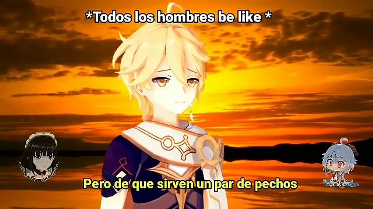 Aether pensativo | Genshin MMD | Sub español