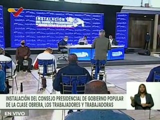 Agenda de 9 puntos presenta Secretaría Ejecutiva del Consejo Presidencial de la Clase Obrera