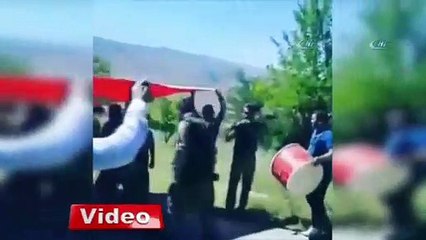 4 teröristi etkisiz hale getiren Mehmetçiğe davul zurnalı karşılama