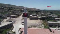 Afrin'de restorasyonu tamamlanan Ömer Bin Hattap Camisi, ibadete açıldı