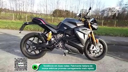 Tendência em duas rodas- Fabricante italiana de motos elétricas promete carregamento mais rápido
