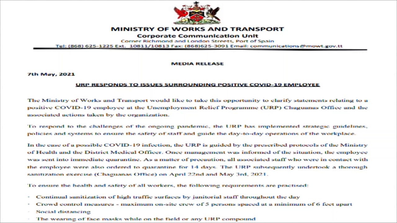 COVID Concern Among URP Workers