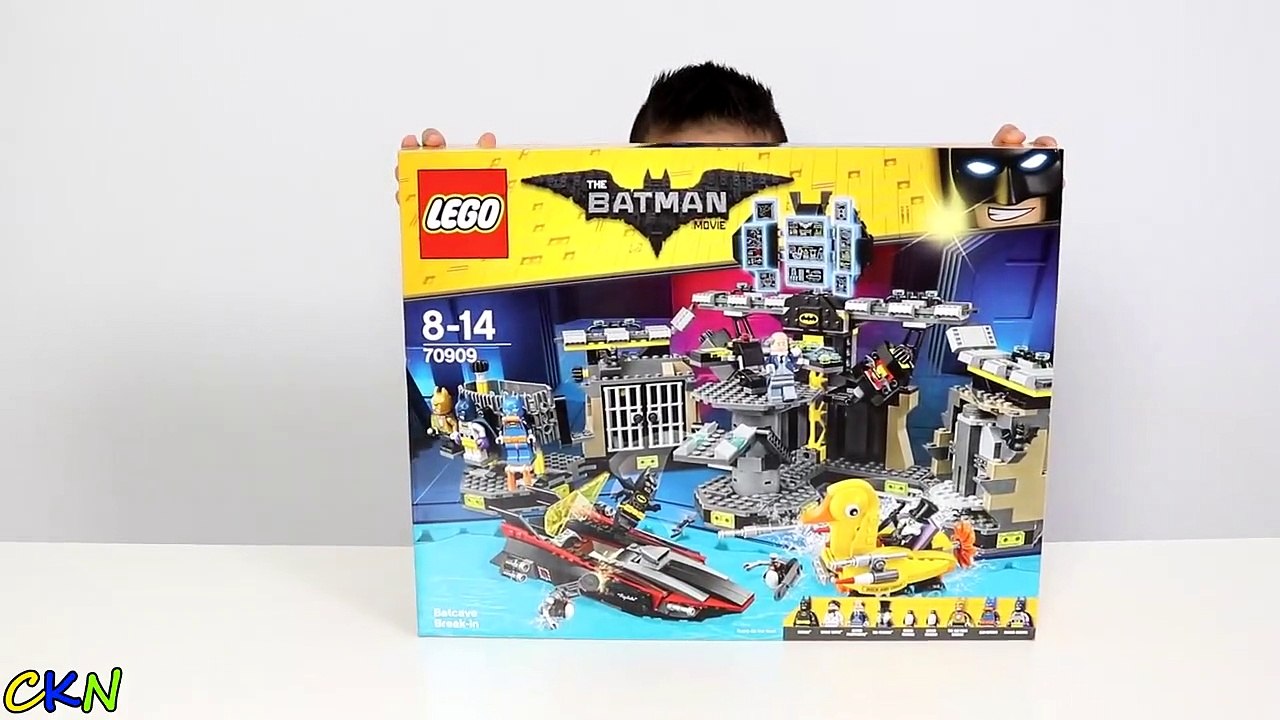 The Batman Lego Movie Batcave Break-In Set Unboxing Assembling And Playing With Ckn Toys