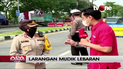 Kondisi Penyekatan Pemudik di Jembatan Suramadu