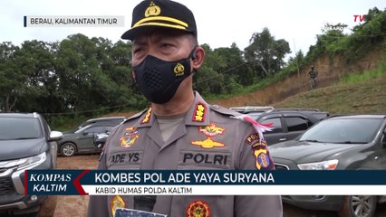 Polisi Periksa Tersangka Tambang Ilegal Berau