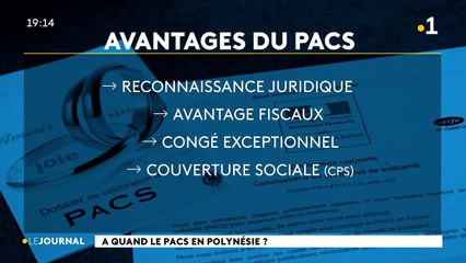 A quand l'application du PACS en Polynésie ?