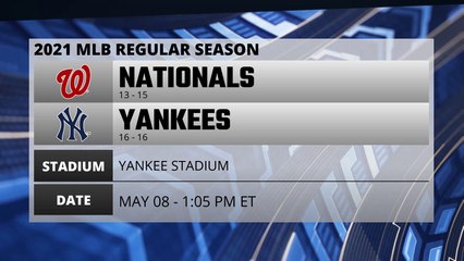 Nationals @ Yankees Game Preview for MAY 08 -  1:05 PM ET