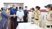 Delhi: CM Kejriwal visit vaccination centre in Paharganj