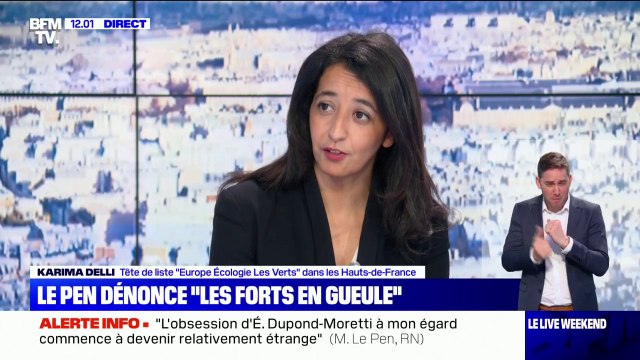 Karima Delli: Marine Le Pen est prête à toutes les provocations immondes, indécentes, pour qu'on parle d'elle coûte que coûte