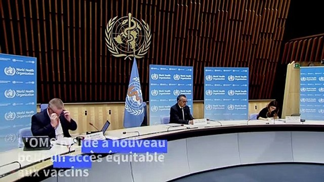 L'inégalité d'accès aux vaccins entre pays riches et pays pauvres est inacceptable pour l'OMS
