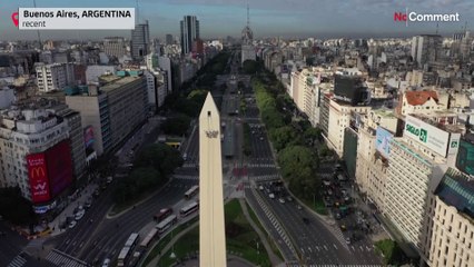 Buenos Aires: rimesso a nuovo il celebre obelisco da 68 metri