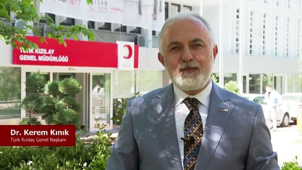 Türk Kızılay Genel Başkanı Kınık "Dünya Kızılay ve Kızılhaç Günü"nü kutladı
