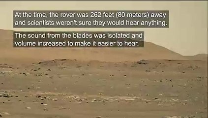 NASA'nın Mars'taki mini helikopterinin ses kaydı yayınlandı