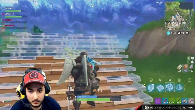 Je Porte La Team Gotaga ! (Ft. Squeezie Mickalow Doigby) ► Fortnite