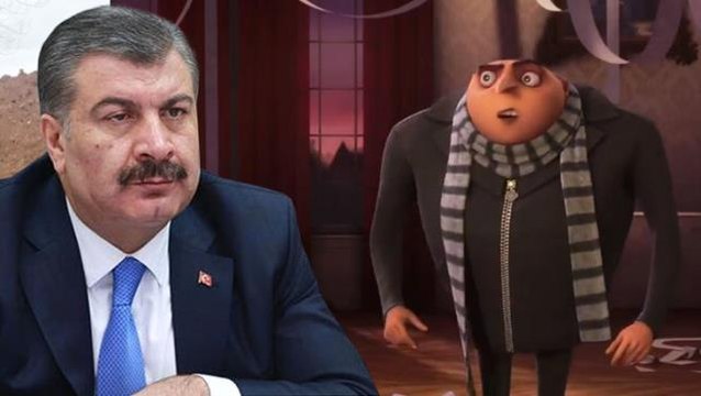 Sağlık Bakanlığı'nın resmi hesabından paylaşılan Çılgın Hırsız paylaşımı beğenilmedi