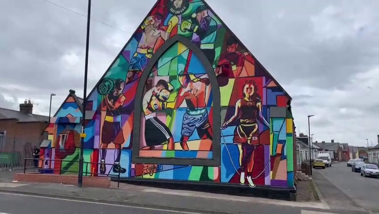Sunderland boxing club launches its new gym as it unveils stunning Frank Styles mural
