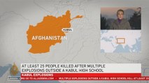 Explosions in west Kabul: At least 25 killed outside a high school